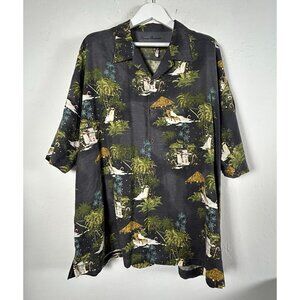 Tommy Bahama Mens X Mas Hawaiian Silk XXL Short Sleeve Limited Edition